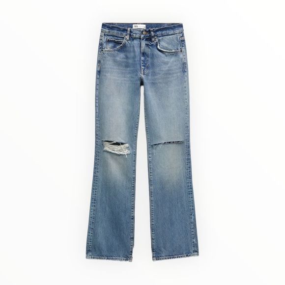 Zara | Jeans | Zarawomen Blue Zw The Mia Bootcut Jeans | Poshmark